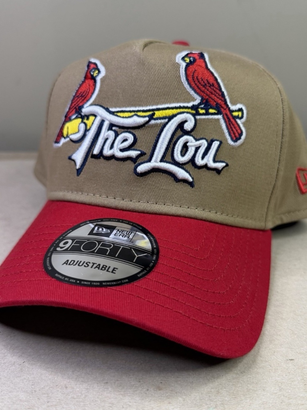 New Era St. Louis Cardinals THE LOU 9FORTY A-Frame Snapback Hat Cap Exclusive